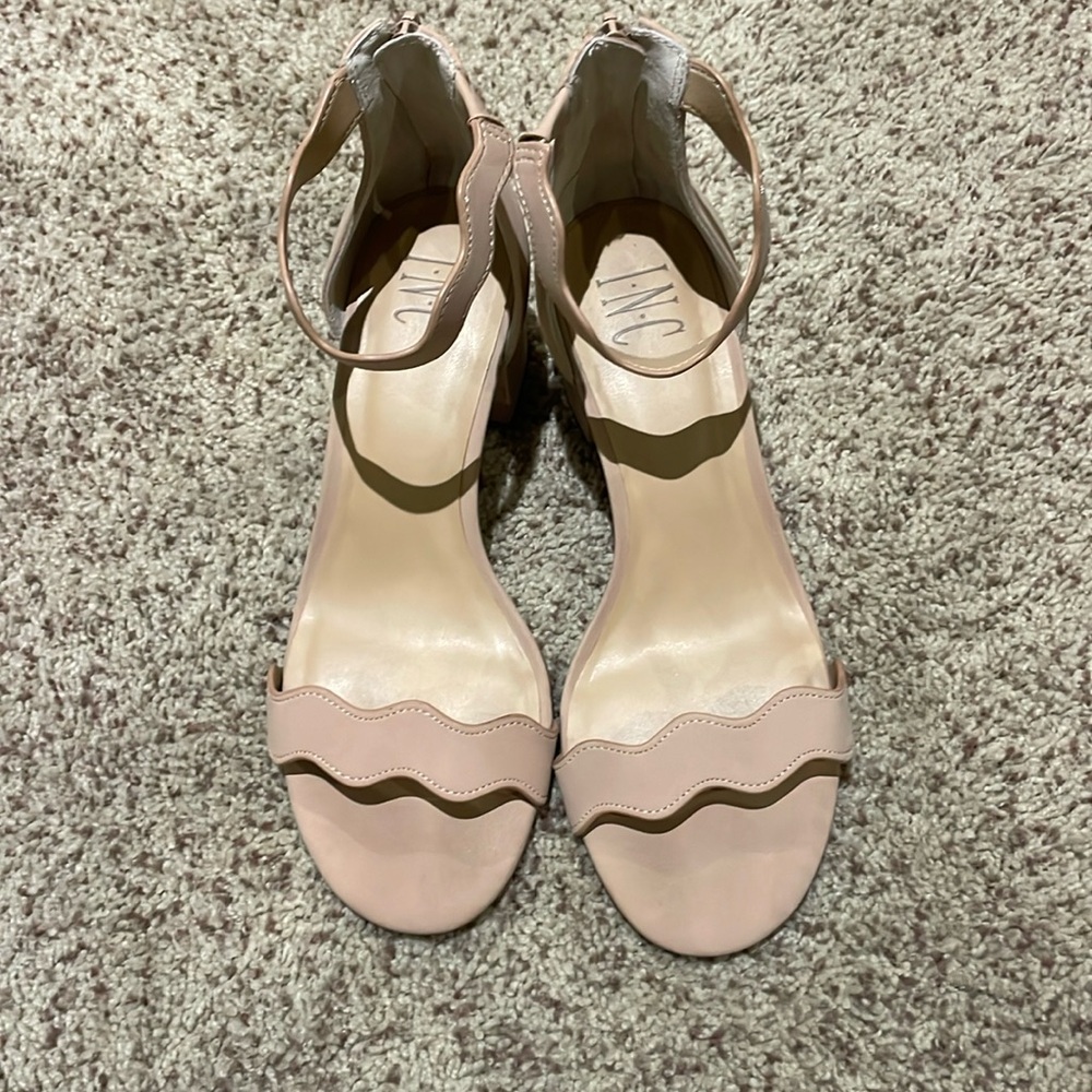INC NUDE HEELS